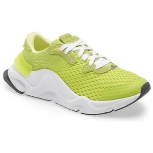 Sorel Kinetic RNEGD lACE Up Neon Yellow Sneakers Trainers​​​